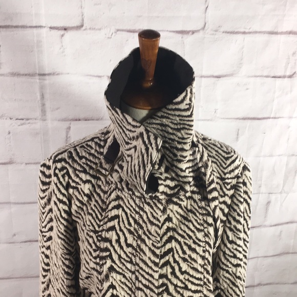 Carlisle Zebra Print Moto Jacket - Picture 3 of 12